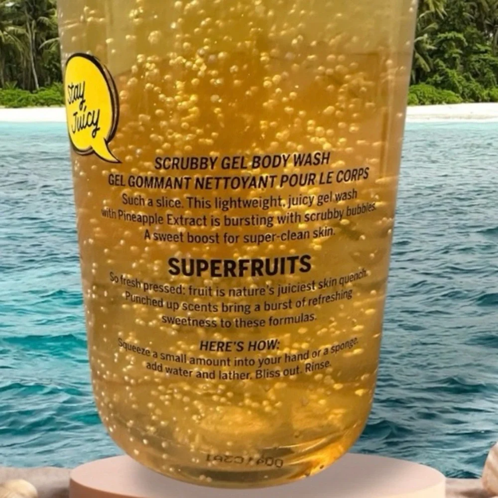 Victoria's Secret PINK Pineapple Wash Gel Body Wash with Pineapple Extract